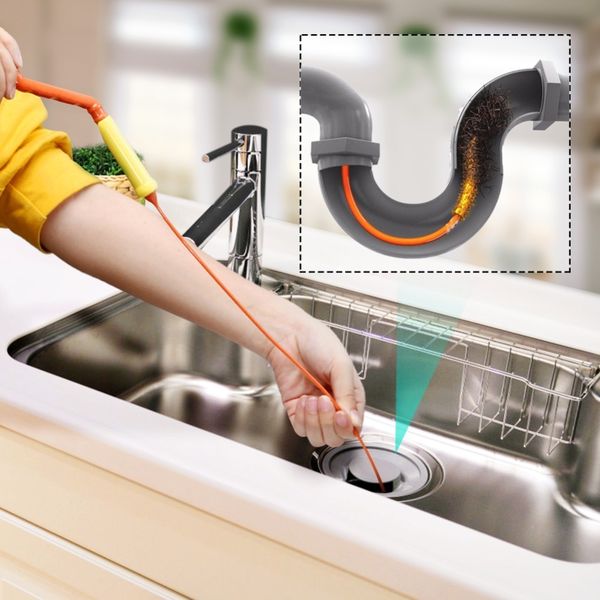 Kitchen sink drain filter cleaners effectively remove hair and debris to prevent clogs in pipes