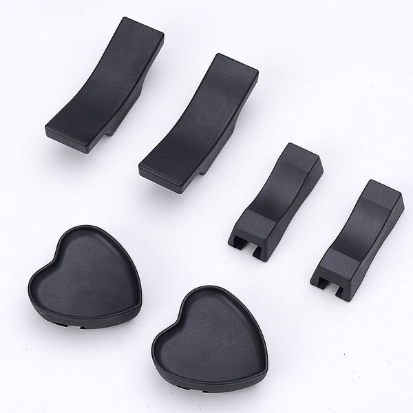 Kitchen utensil holder in black with three design options for spoons and chopsticks