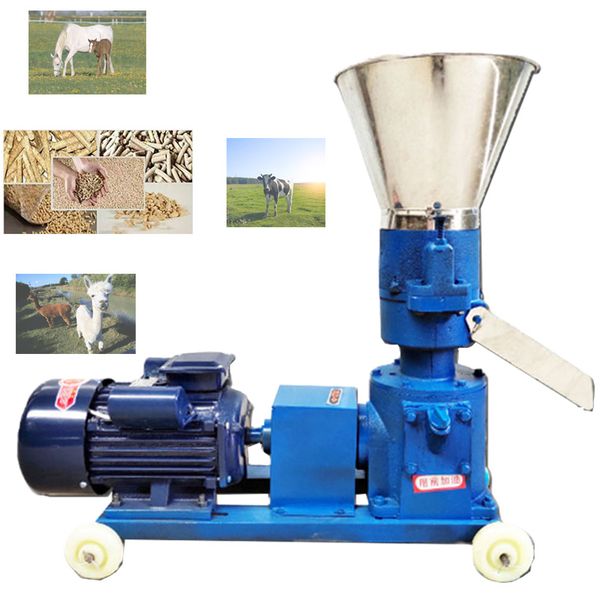 KL-125 Domestic Pellet Machine for Grain, Animal Feed, and Biomass Production with 100-120kg/h Capacity