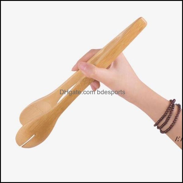 Large bamboo tongs for toasting food, gripping bread, and handling snacks or cakes in the kitchen, dining, or bar settings
