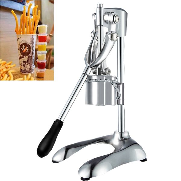 Large fries maker: extra-long stainless steel French fry cutter for potatoes and dough processing