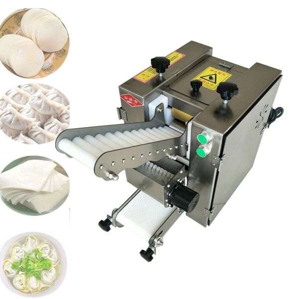 MAIOU110v/220v stainless steel automatic wonton/dumpling skin machine/roti chapati wrapper making machine gyoza skin machine with replaceable mold
