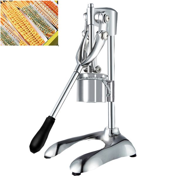 Manual Aluminum Potato Chips Press for French Fries Cutting and Dough Processing