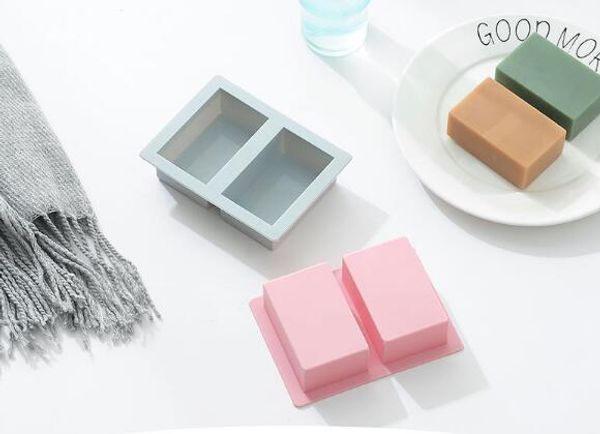 Manual soap mold 8x5x3.2cm straight edge brick produces 125g soap bars