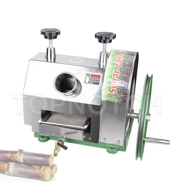 Manual sugarcane juicer for kitchen use, extracting juice with crusher equipment