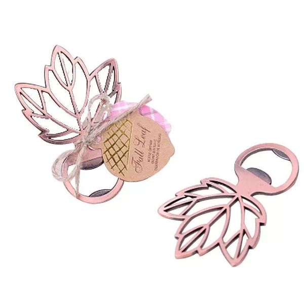 Metal bottle openers featuring pumpkin leaf, elephant, and coconut tree designs, perfect for home, weddings, and parties as gifts