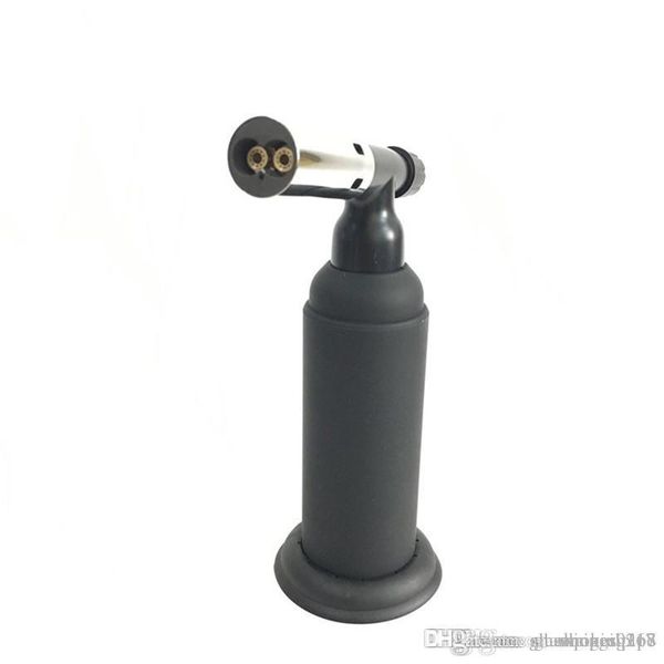 Metal DAB dual-flame butane torch lighter with 1300°C heat for welding, soldering, and windproof BBQ use, includes free DHL shipping