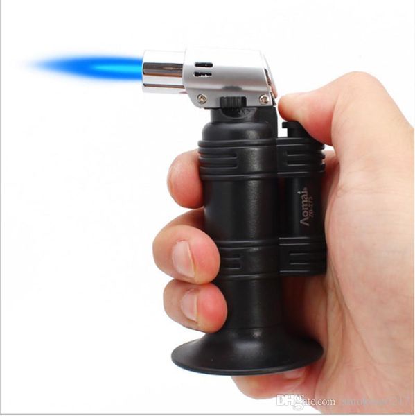Metal windproof jet flame lighter with butane gas for welding, reaching 1300°C, DHL shipping included