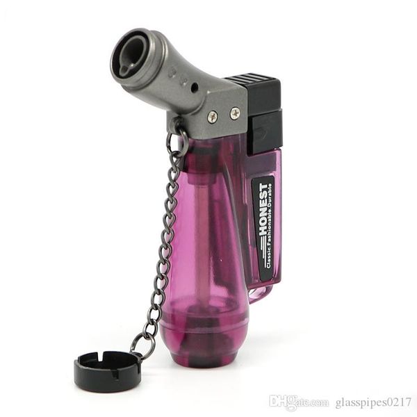 MINI 1300°C refillable butane torch lighter with windproof jet flame for kitchen and culinary use