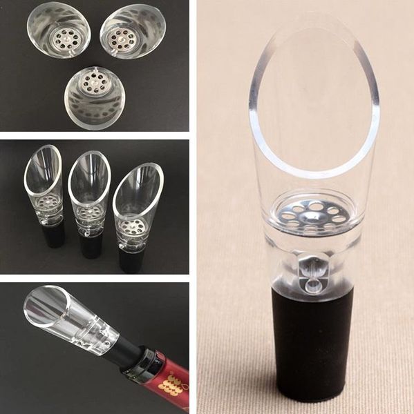 Mini decanter red wine pourer with acrylic stopper and air filter, practical set of 250 pieces per lot
