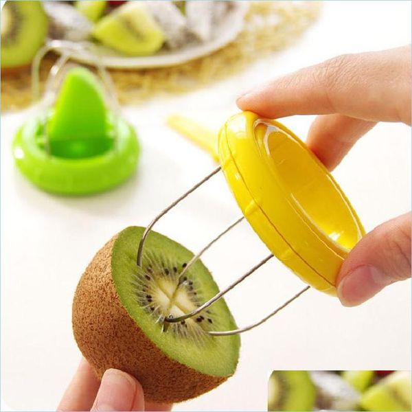Mini fruit and vegetable tool for peeling, coring, and slicing kiwi and pitaya with quick delivery