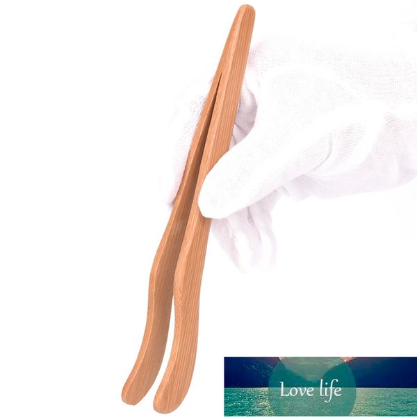 Natural bamboo handmade tea clips, curved and straight, for Kung Fu tea preparation, 1 piece