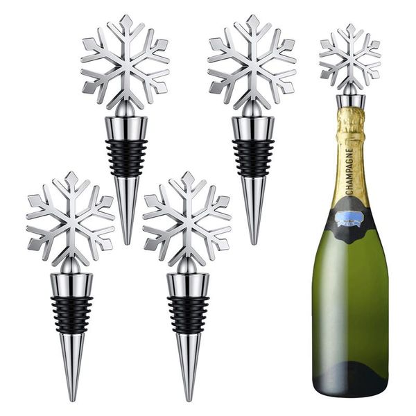 New reusable zinc alloy wine stopper for weddings and bars