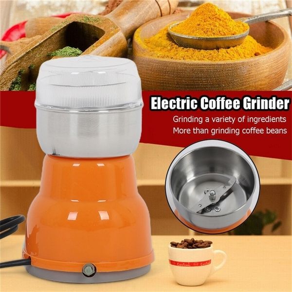 New stainless steel electric coffee grinder for home kitchen use with EU plug, 220V model T200619
