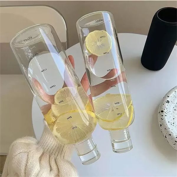 NEW!!! Timescale Glass Mugs Scale Drinking Water Target Cup Ins Simple Leak Proof High Color Value Fast Delivery 2022

Rewritten:
Modern glass mugs with measurement scale for water tracking, leak-resistant design, vibrant colors, and quick shipping in 2022