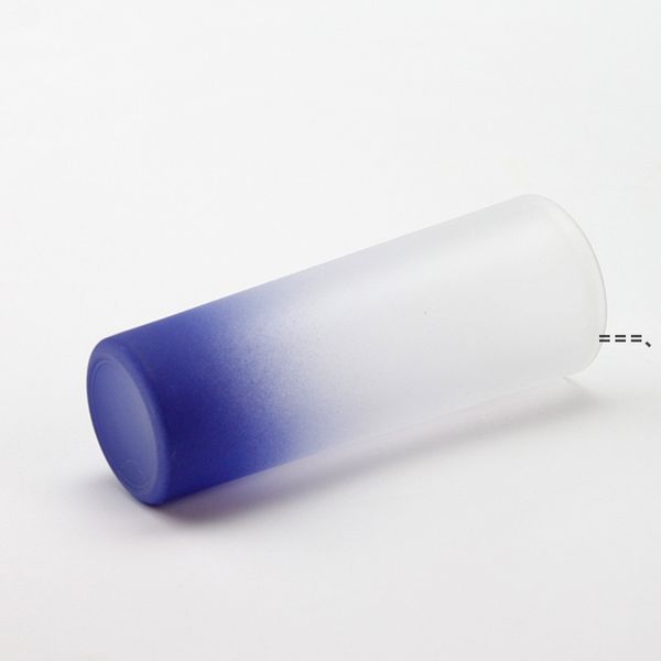 NEW9 Gradient 3oz Frosted Shot Glasses with Ombre Color for Sublimation Printing