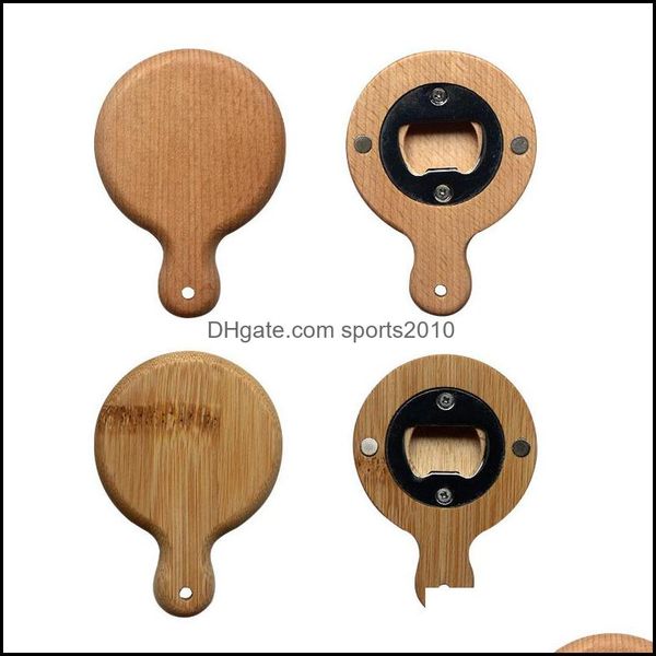 Openers Creative Bamboo Wooden Bottle Opener With Handle Coaster Fridge Magnet Decoration Beer Engrave Logo 4611 Q2 Drop Delivery 202 Dhn7C

Creative bamboo bottle opener featuring a wooden handle, coaster, fridge magnet, and engraved beer logo (Model 4611, Q2 delivery code 202 Dhn7C)