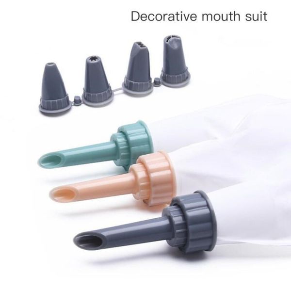 Piping bag nozzle set for cake decorating and pastry design tools, featuring professional cream tips for baking