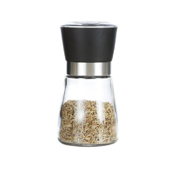 Plastic pepper mill grinder for quick spice and salt grinding with fast shipping