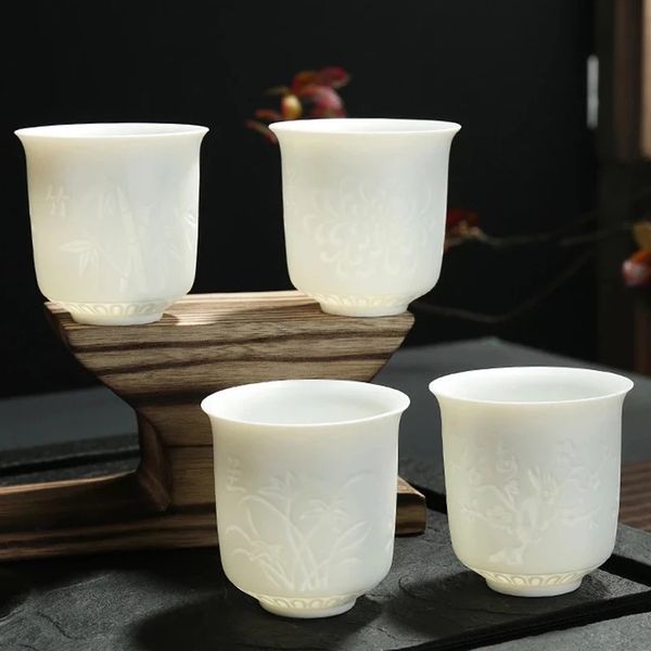 Porcelain Tea Cup Plum Orchid Bamboo Chrysanthemum Unglazed Plain Fired Black Bowl High White Pin Ming Master Cups

由于该字符串由多个独立名词组成，并非完整句子且少于5个单词组合，因此不进行重写，直接输出：

Porcelain Tea Cup Plum Orchid Bamboo Chrysanthemum Unglazed Plain Fired Black Bowl High White Pin Ming Master Cups