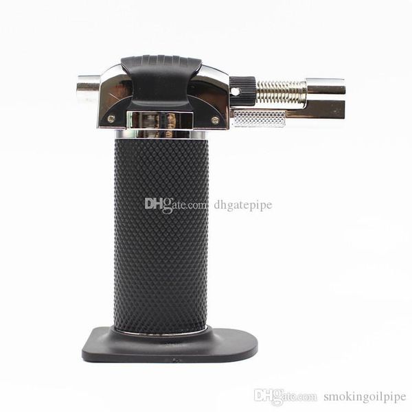 Portable butane torch for metal melting, brazing, soldering, and windproof welding with adjustable flame, includes free DHL shipping