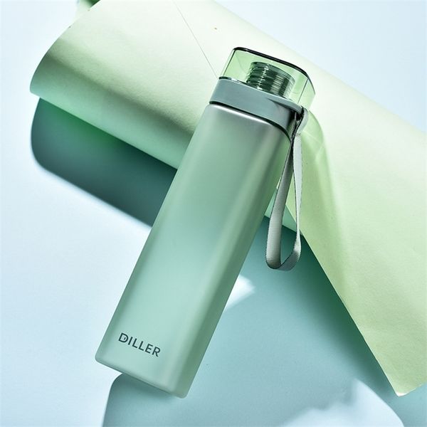 Portable protein shaker bottle for sports and travel, leakproof plastic drinkware for direct drinking
