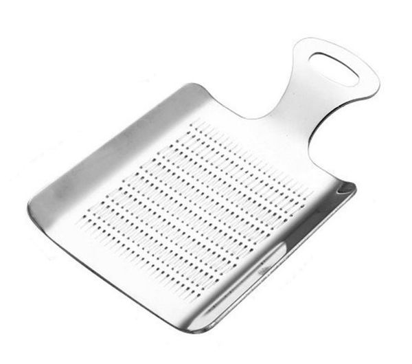 Portable stainless steel garlic press for easy slicing and crushing of ginger and garlic, a handy kitchen gadget in a 100-piece set