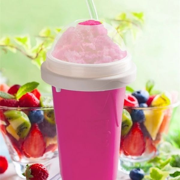 Quick Smoothies Cup Homemade Fruit Juice Milkshake Bottle Slush Shake Maker Fast Cooling Cup Ice Cream Magic Slushy Maker 220614

Rewritten as:
Homemade quick smoothie maker for fruit juice, milkshakes, and slushies with fast cooling for ice cream and magic slush