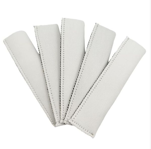 Reusable neoprene sleeves for keeping ice pops cold and mess-free