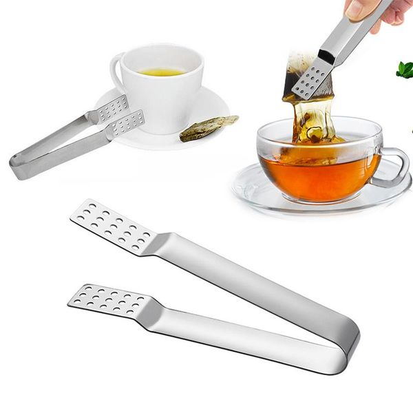 Reusable stainless steel tea strainer clips for loose leaf tea, 100-piece set