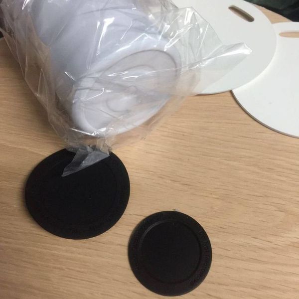 Rubber-bottomed drink coasters for 15oz, 20oz, and 30oz tumblers, waterproof and heat-resistant cup mats