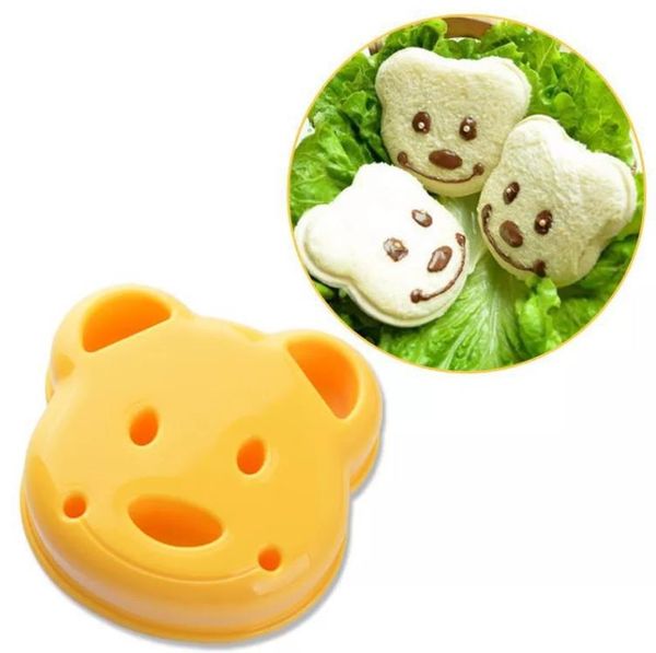 Sandwich mold bear car rabbit bread cake biscuit embosser crust cookie cutter baking pastry tool SN6840