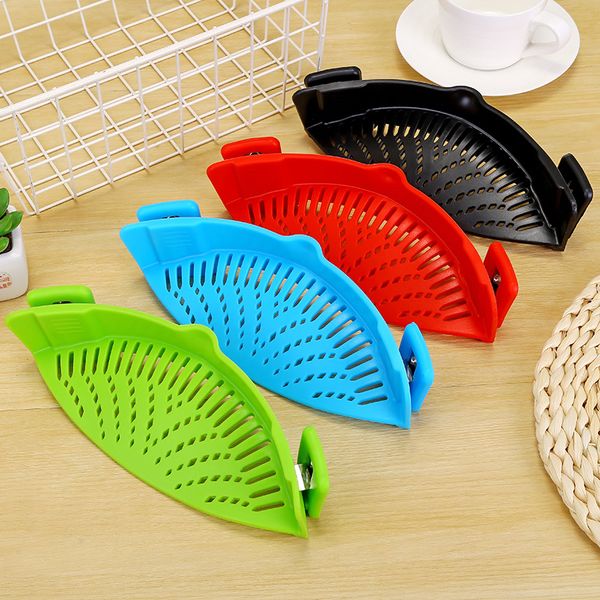 Silicone sink strainer for kitchen pots, pans, bowls and rice washing