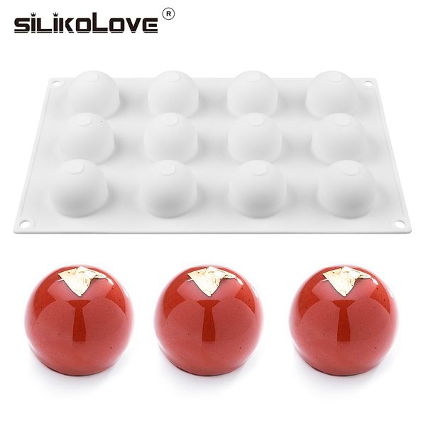 SILIKOLOVE silicone cake molds for baking round ball mousse, perfect kitchen tools for crafting desserts