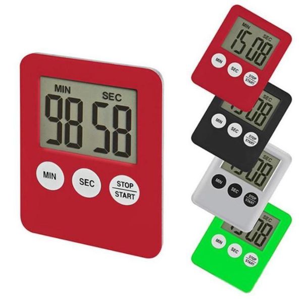 Simple digital LCD kitchen timer for home cooking and stopwatch functions