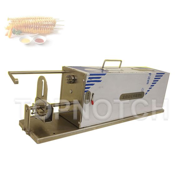 Spiral Potato Cutter Machine Kitchen Automatic Electric French Fries Tornado Slicer Twister Spiralizer Maker  

Electric kitchen spiral potato cutter for automatic tornado-style fries slicing and twisting