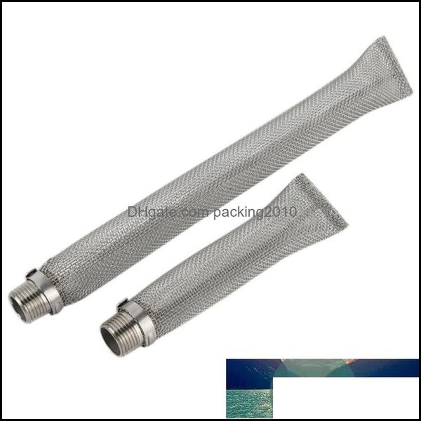 Stainless steel bazooka screen for reusable beer brewing and multifunctional kitchen use