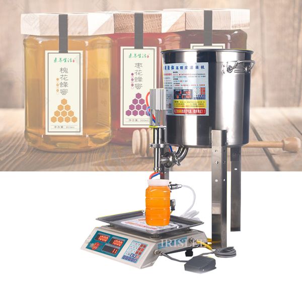 Stainless steel commercial CNC liquid filling machine for honey with precise measurement and multifunctional capabilities