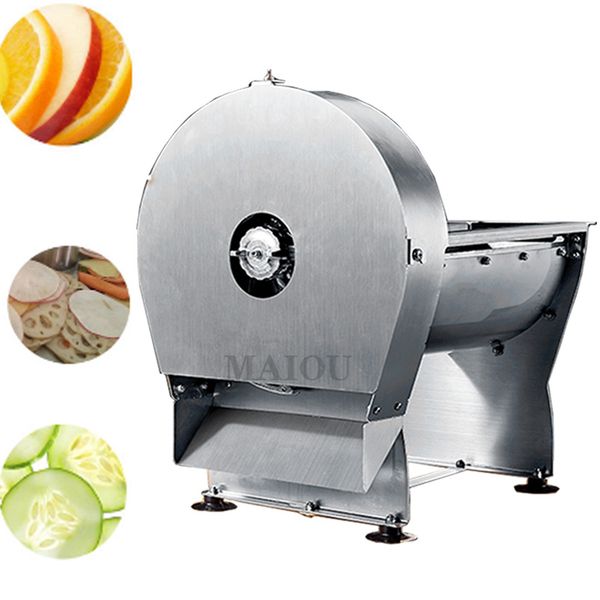 Stainless steel commercial lemon slicer for efficient fruit and vegetable cutting in tea shops