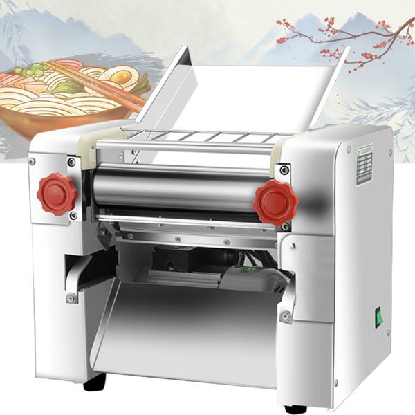 Stainless steel electric pasta press for commercial use, compact automatic noodle rolling and kneading machine