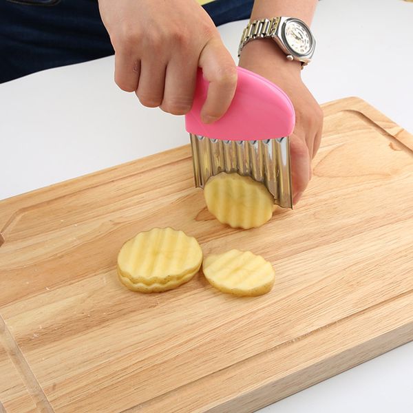 Stainless steel french fry cutter for durable vegetable slicing in kitchens