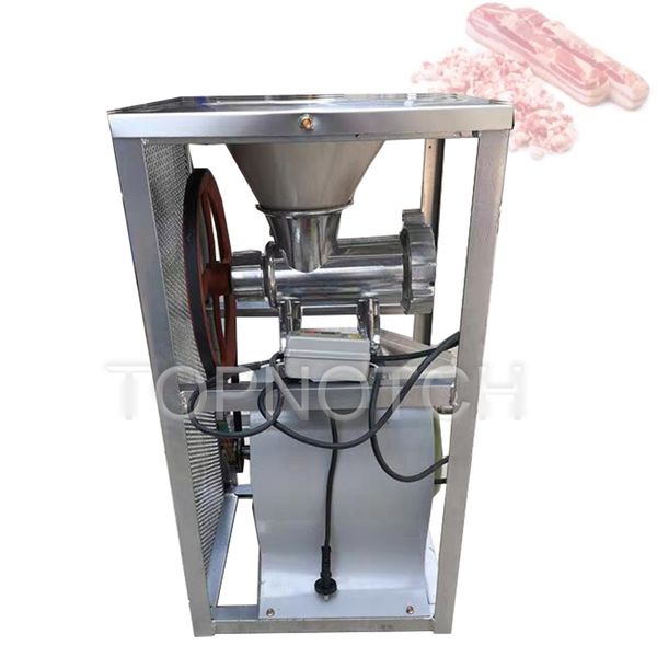 Stainless steel grinder for chicken, duck, and bones to mince beef or mutton in the kitchen