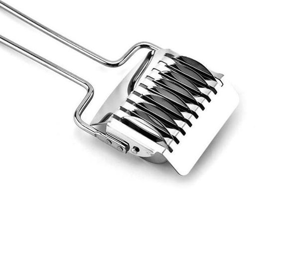 Stainless steel manual pasta press for making noodles and spaghetti