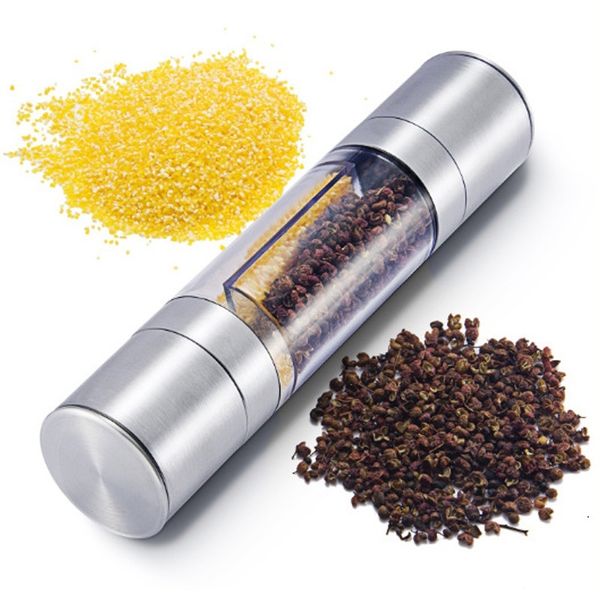 Stainless steel pepper grinder for kitchen spice milling T500793