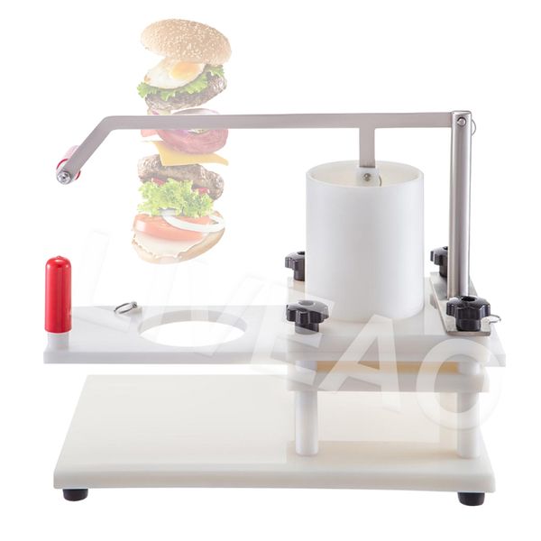 The Kitchen Easy Tool Burger Patty Maker forms round hamburger patties and cutlets efficiently
