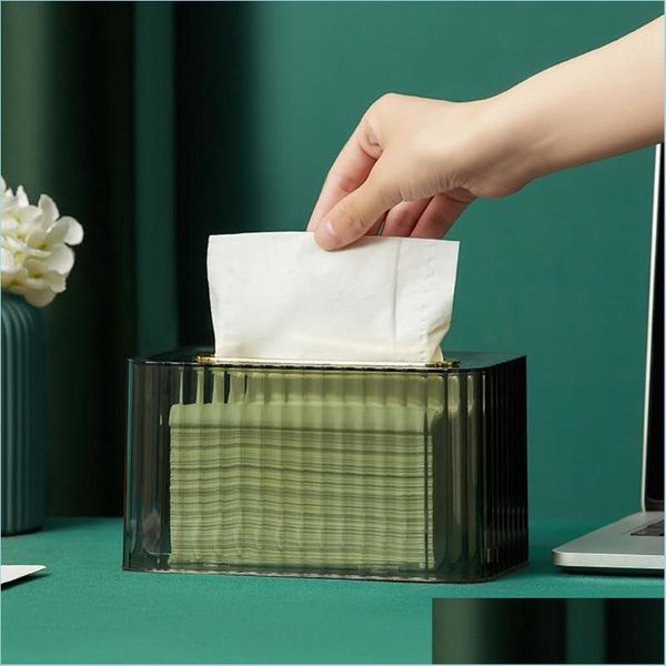 Tissue Boxes Napkins Transparent Spring Box Pet Paper Dispenser For Home Office Living Room Dinning Table Clear Desk Napk Bdesports Dhogu

Clear plastic tissue box and napkin dispenser for home, office, or dining table use