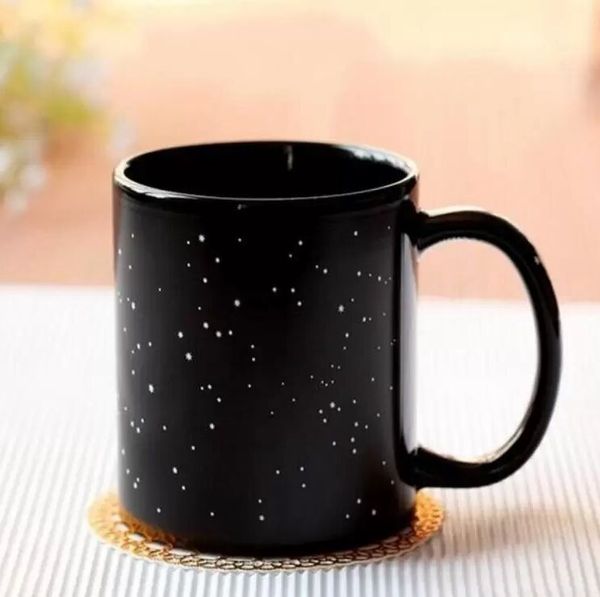 Twelve Constellation Ceramic Mugs with Color-Changing Starry Sky Design, Durable and Stylish for Everyday Use