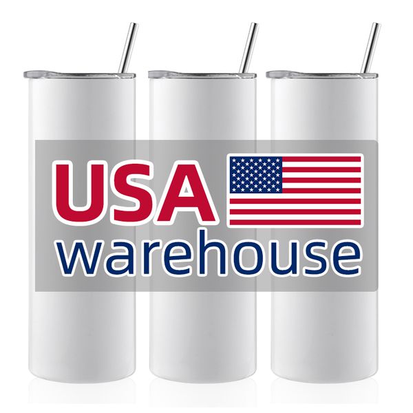 US CA STOCK STRAIGHT 20oz Water Bottles Sublimation DIY Tumbler For Birthday Gifts Free Straw And Lid Coffee Mugs

Rewritten:
US CA available straight 20oz sublimation water bottles for DIY tumblers, perfect as birthday gifts with included straw and lid for coffee mugs