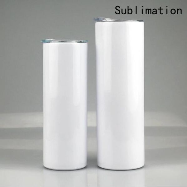 US stainless steel tumblers with lids and straws for drinks, coffee, and wine