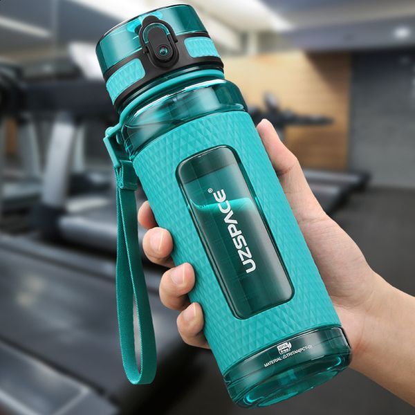 UZSPACE Sport Water Bottles: Durable, leak-proof fitness water bottle with large capacity, made from BPA-free Tritan plastic